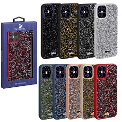Задняя накладка ISA для iPhone 12 Pro Max (6.7) Swarovski