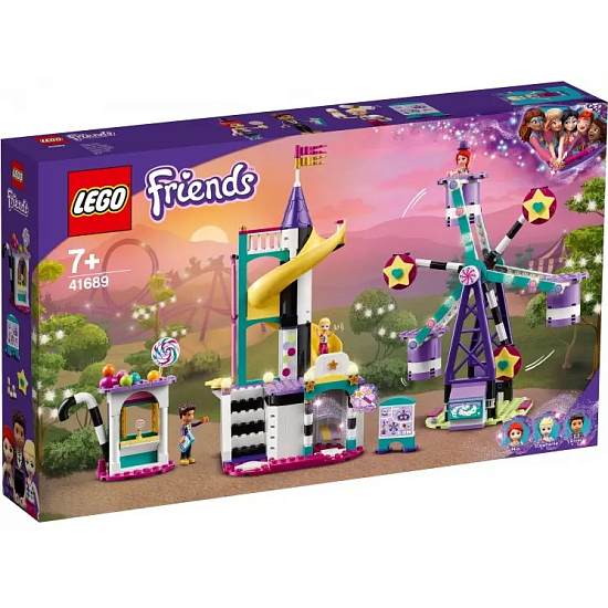 Конструктор LEGO Friends 41689 Волшебное колесо обозрения и горка