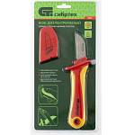 Нож диэлектрический СИБТЕХ 78800, до 1000 В,прямая рабочая кромка полотна