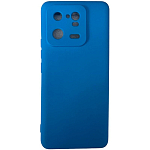 Задняя накладка SILICONE COVER для Xiaomi 13 Pro 5G №09 Голубой