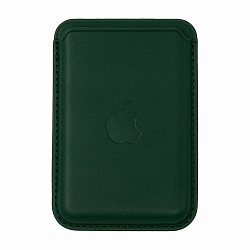 Кошелек для карт Leather Card Holder (Green) с анимацией (крепкий магнит)