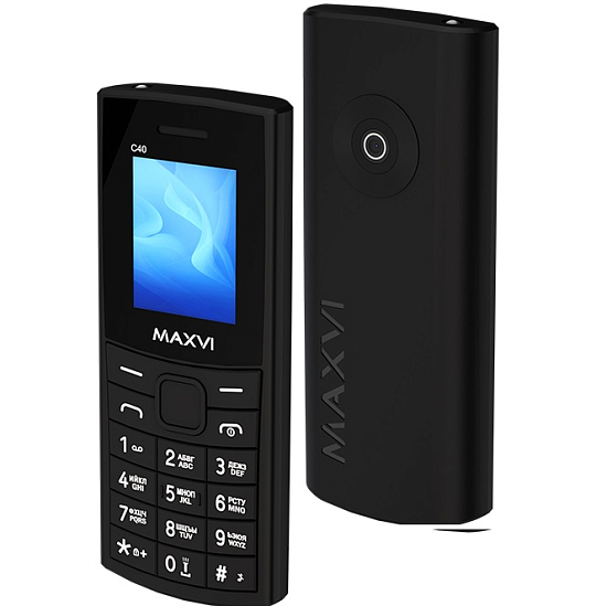 Телефон Maxvi C40 black