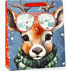 Пакет «Оленёнок», конгрев, M 30 х 26 х 9 см 10453755