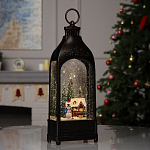 Фигура светодиодная «Зимний городок», 36х12.8х6.5 см, музыка, свечение тёплое белое 10511694