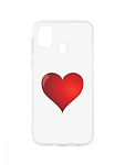 Задняя накладка ZIBELINO Art для Samsung Galaxy M31 (прозрачный) сердце