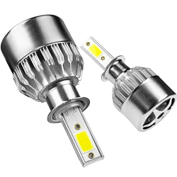 Комплект светодиодных ламп С6 H3 12V 18W COB 6000K