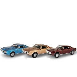 Машинка WELLY 1:38 Pontiac Firebird 1967, пруж. мех., цвет в асс. 43715W