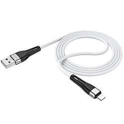 Кабель USB <--> Lightning  1.0м BOROFONE BX46 Rush белый