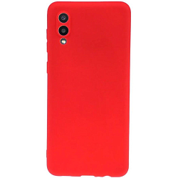Задняя накладка ZIBELINO Soft Matte для Samsung Galaxy A02 красный
