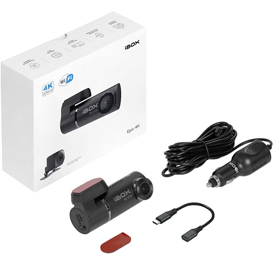 Видеорегистратор iBOX Epic 4K WiFi Dual