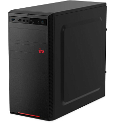 Системный блок IRU Home 310H6SE MT (Intel Core i5-12400/ 16Gb/ SSD 256Gb/ DOS) (2084551), черный 