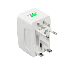 Переходник универсальный 2USB TRAVEL UNIVERSAL ADAPTOR, под все типы разеток