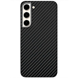 Задняя накладка K-DOO KEVLAR для SAMSUNG Galaxy S23, черный, под карбон