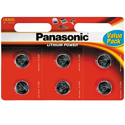 Элемент питания PANASONIC CR2032 BL-6