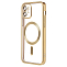 Задняя накладка SM027 SafeMag для iPhone 12 (gold) (232389)