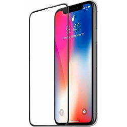 Противоударное стекло HOCO для iPhone 12/12 Pro, Nano 3D, HD, глянцевое, черное