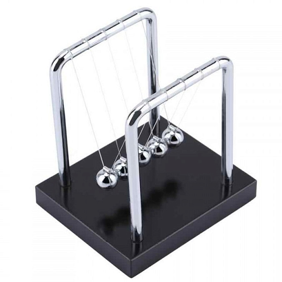 Кинетический маятник Ньютона 10 см Дерево, металл