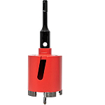 Коронка алмазная 68мм Turbo Fast DCH-68TRB Laser M16 EKF Expert