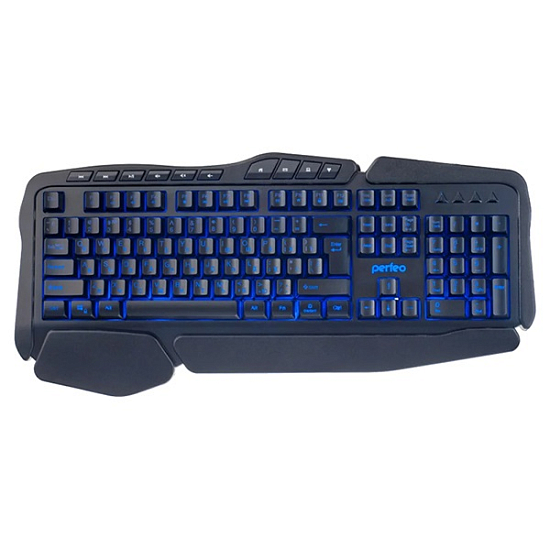 Клавиатура PERFEO STRIKE чёрная, USB (PF_A4390)