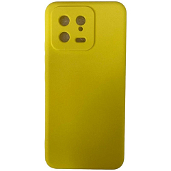 Задняя накладка SILICONE COVER для Xiaomi 13 №06 Желтый