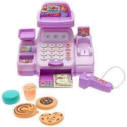 Кассовый аппарат «Весёлый магазинчик» с аксессуарами, со световыми и звуковыми эффектами