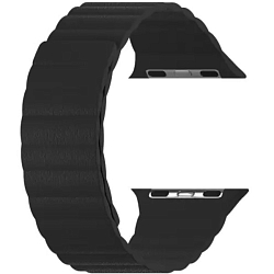 Кожаный ремешок LYAMBDA POLLUX для Apple Watch 42/44mm Black (DSP-24-44-BK)