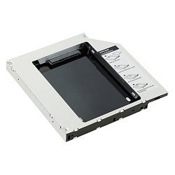 Внешний корпус 2.5" SATA III HDD/SSD AgeStar, SSMR2S, SATA-SATA, 9.5 мм, металл-пластик, черный