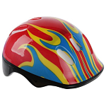 Шлем защитный детский OT-H6, размер M, 52-54 см, цвет красный