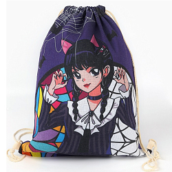 Мешок для обуви «Девочка с косичками» хлопковкая 30 х 40 см