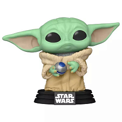 Фигурка Funko POP! Bobble Star Wars Book of Boba Fett Grogu with Armor (584) 68650