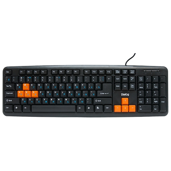 Клавиатура DIALOG KS-020U Standart Black Orange