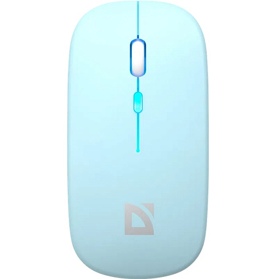 Мышь DEFENDER Coda MB-261 голубой,2.4ГГц+BT,радуж