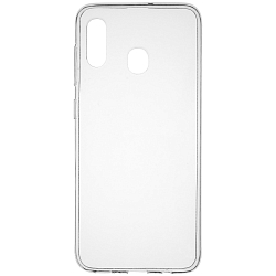 Cиликоновый чехол FAISON для SAMSUNG Galaxy A20S, Light, прозрачный, глянцевый