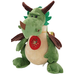 Мягкая игрушка Дракон Каллисто с красным фетровым шаром, 30 см