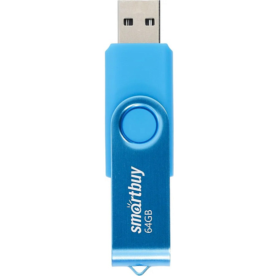 USB 64Gb Smart Buy Twist синий
