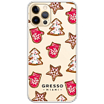 Задняя накладка GRESSO для iPhone 12 Pro Max. Коллекция "Happy Holly-Days". Модель "Christmas is in the Air".
