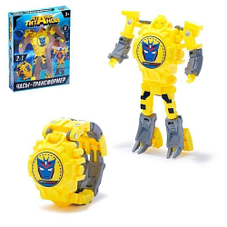 Робот-трансформер "Часы" жёлтый