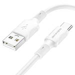 Кабель USB <--> Type-C  1.0м BOROFONE BX80 белый