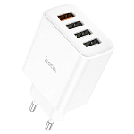 Сетевое ЗУ 4USB 2.1A HOCO C102A White, 18Вт