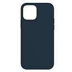 Cиликоновый чехол CTR для iPhone 15 Pro Max Soft Touch (темно-синий)