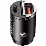 Авто ЗУ 1USB/1Type-C REMAX RCC110, черный, PD30W + QC3.0