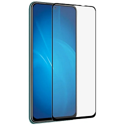 Противоударное стекло 2.5D NONAME для XIAOMI Redmi Note 10PRO/Note 10 PRO MAX, Ceramic Clear, черное, полный клей, в техпаке