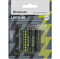 Элемент питания DEFENDER LR03 (4/24/1200)