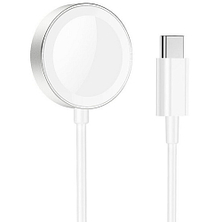 Беспроводное ЗУ HOCO C39 для iWatch, USB, белый