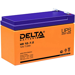 Батарея Delta HR 12-7.2 (12V, 7.2Ah)