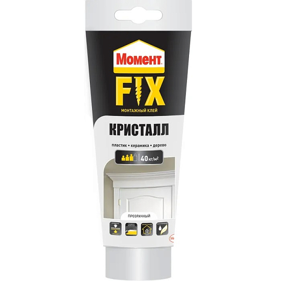 Клей МОМЕНТ FIX Кристалл 185г (2574393)