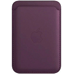 Кошелек для карт MagSafe Silicone Wallet для Apple iPhone Баклажановый