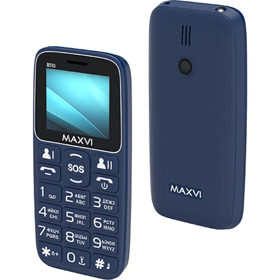 Телефон Maxvi B110 blue