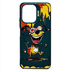Задняя накладка SC335 для Xiaomi Redmi 13C 4G/Poco C65  (собака) (dark green) (232957)