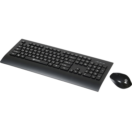 Клавиатура+мышь БП OKLICK 222M черный, USB